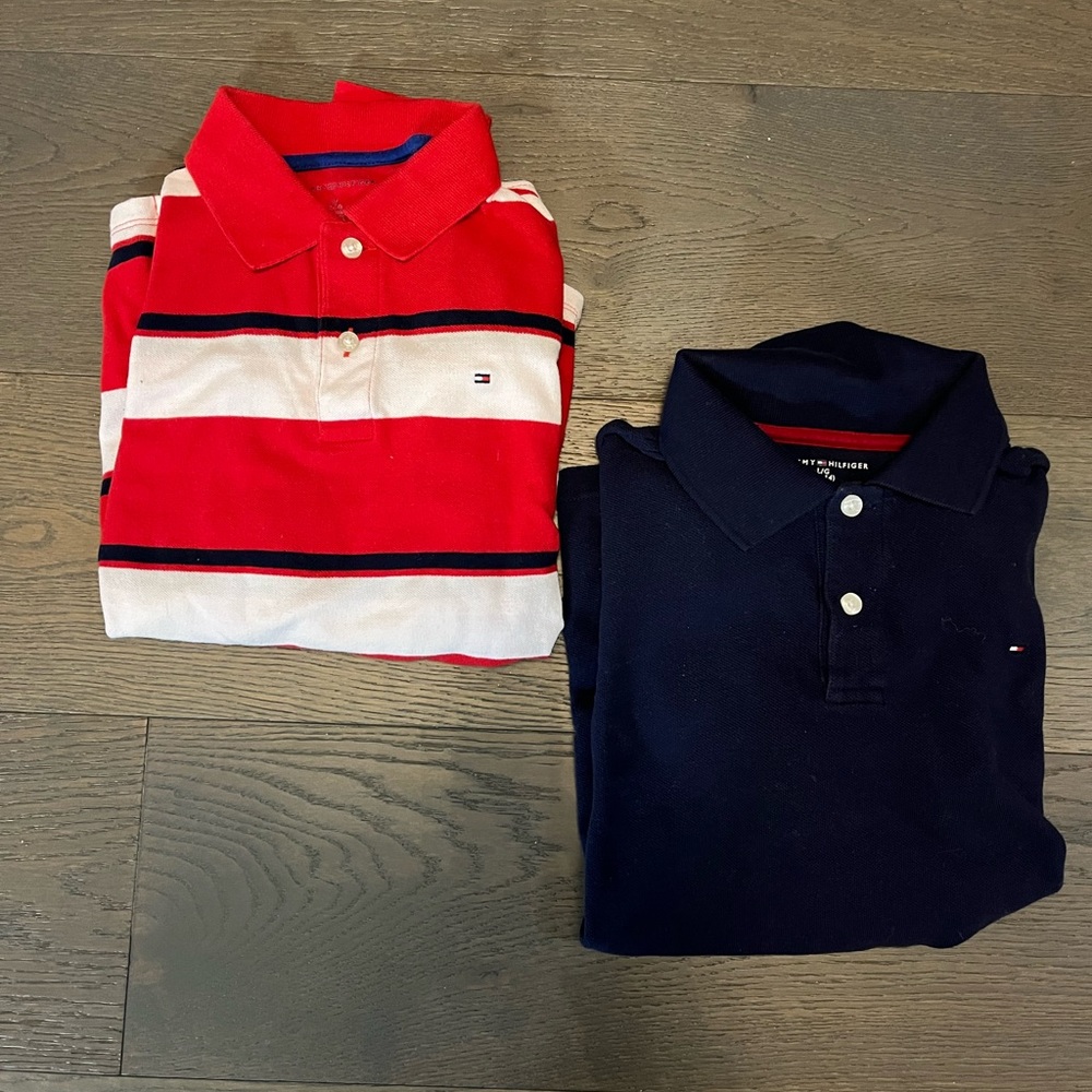Tommy Hilfiger boys long sleeve tops sz 12/14 NWT